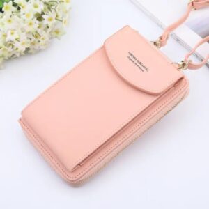 Women's Multicolor PU Leather Crossbody Bag – Stylish Everyday Shoulder Purse
