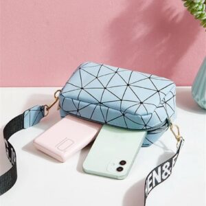 Girl's Printed Blue Crossbody Bag