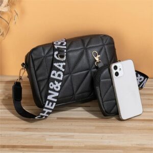 Girl's White PU Leather Embroidered Crossbody Bag