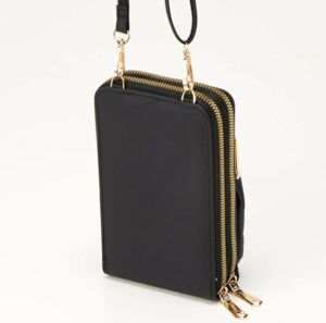Women's Black PU Leather Crossbody Bag