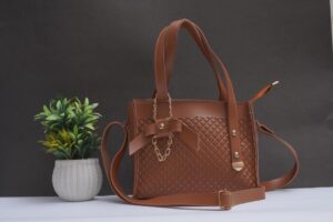 Leather Textured Shoulder Bag