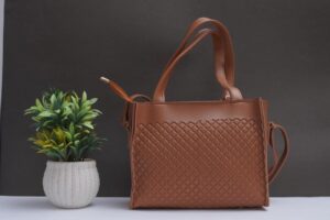 Leather Textured Shoulder Bag