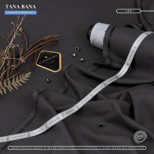 SAPPHIRE (Ark) Unstitched Wash & Wear ( TANA BANA )