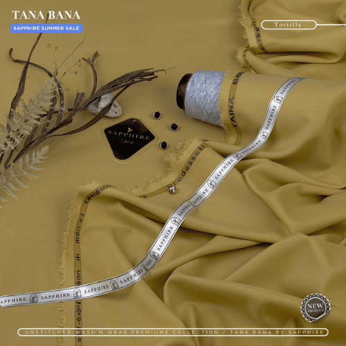 SAPPHIRE (Tortilla) Unstitched Wash & Wear ( TANA BANA )